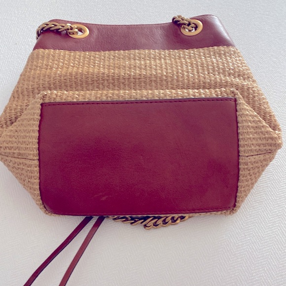 REBECCA MINKOFF EDIE STRAW BUCKET BAG - Picture 4 of 11